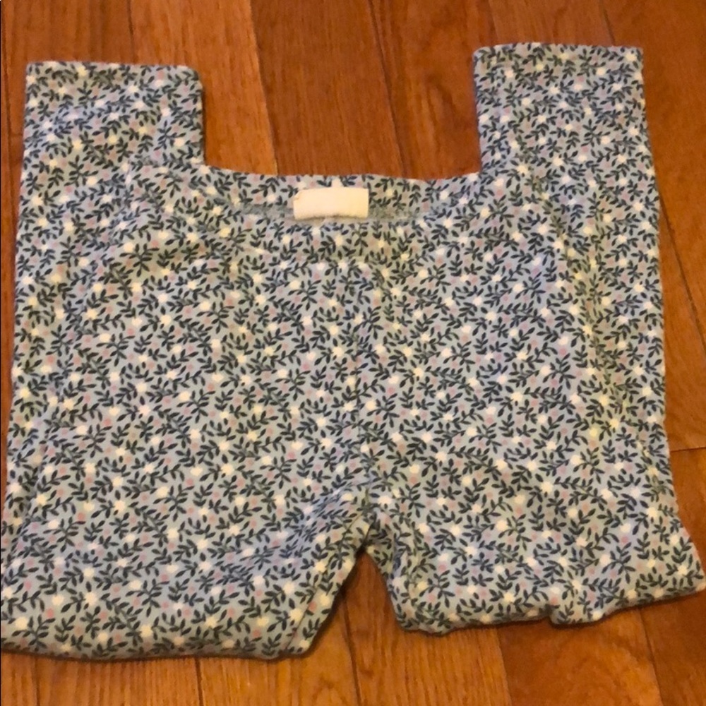 Gymboree, cute fleece girly leggings, size 5-6